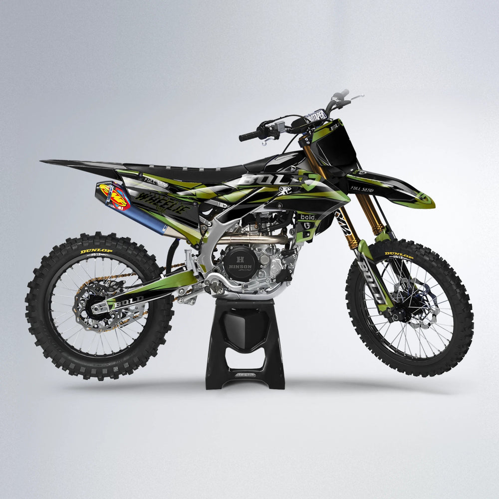 GEBEL V1 Yamaha YZF MX motocross graphics kit in Olive