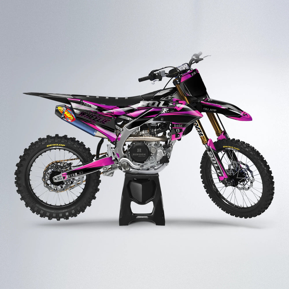 GEBEL V1 Yamaha YZF MX motocross graphics kit in Pink