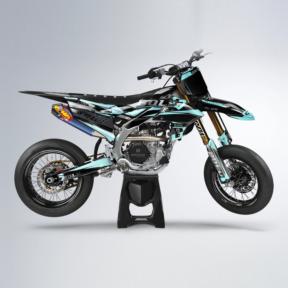 GEBEL V1 Yamaha YZF SM supermoto graphics kit in Mint