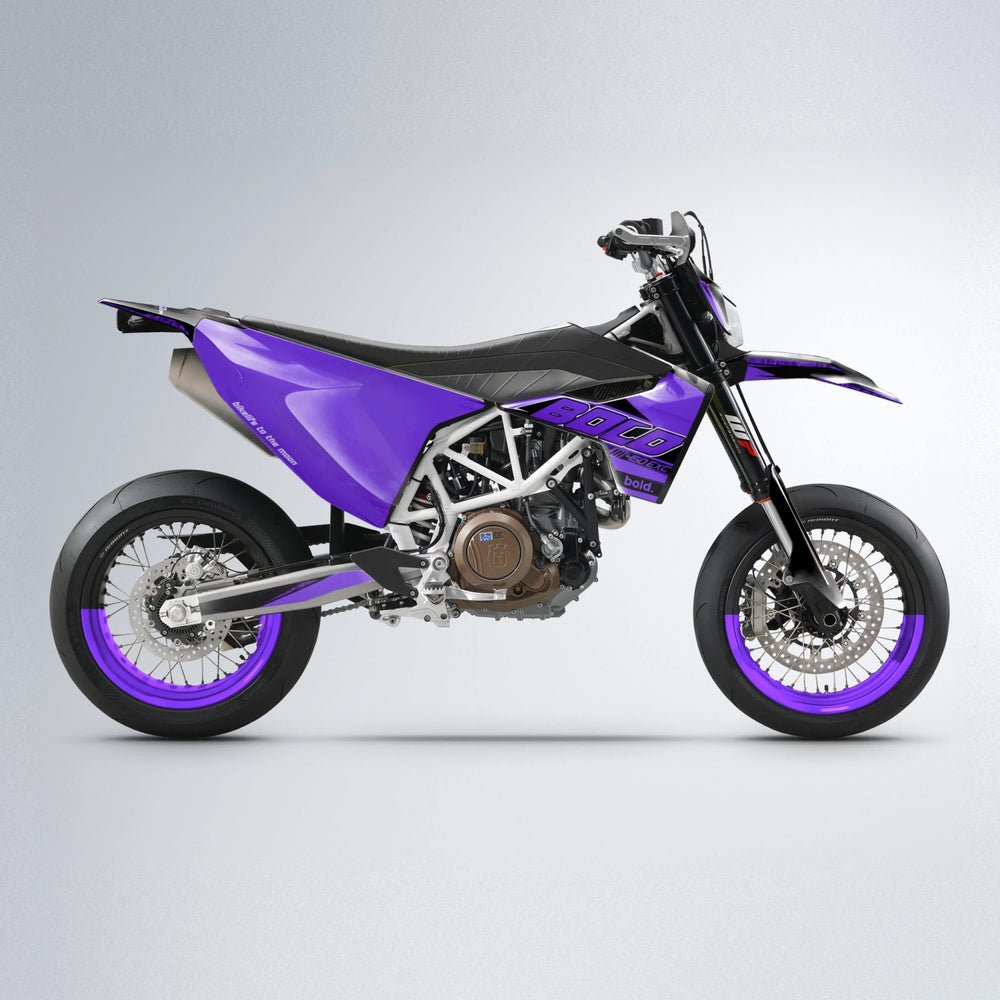 GEBEL V2 Husqvarna 701 supermoto graphics kit in Purple