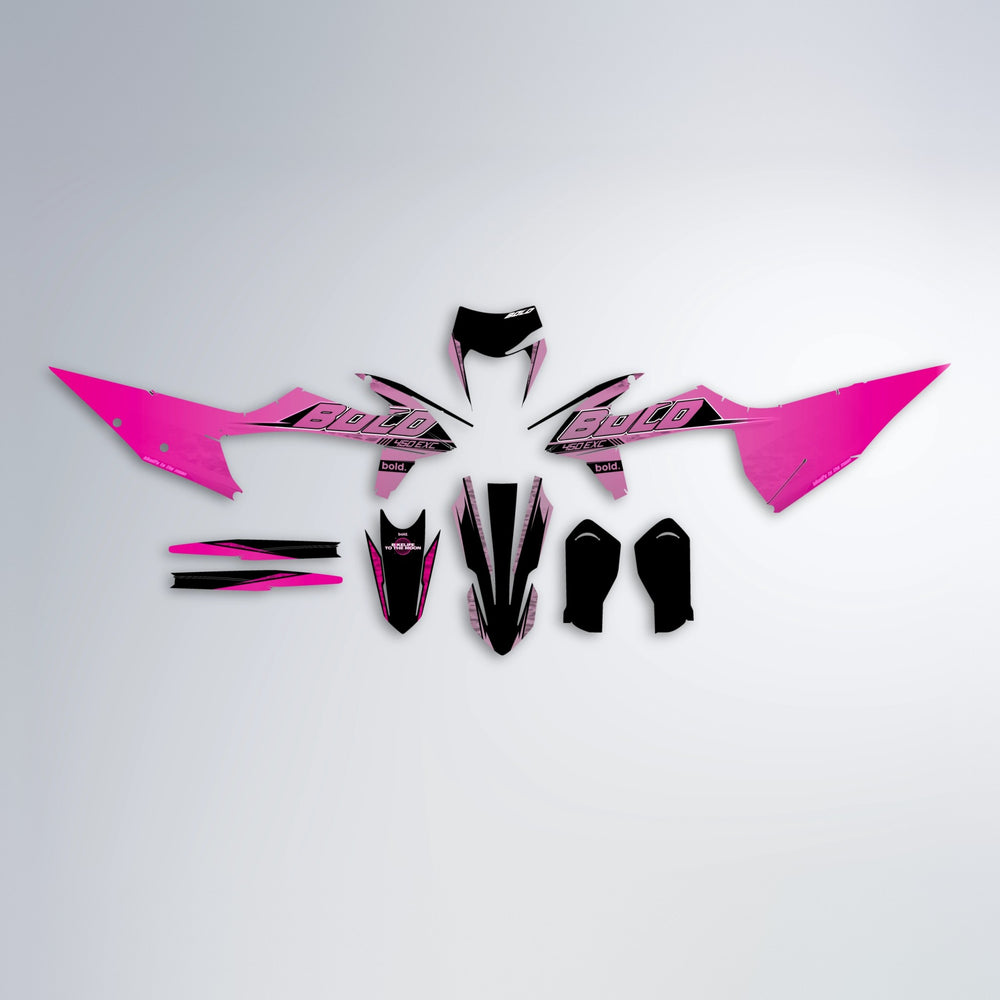 GEBEL V2 graphics kit parts layout in Flamingo