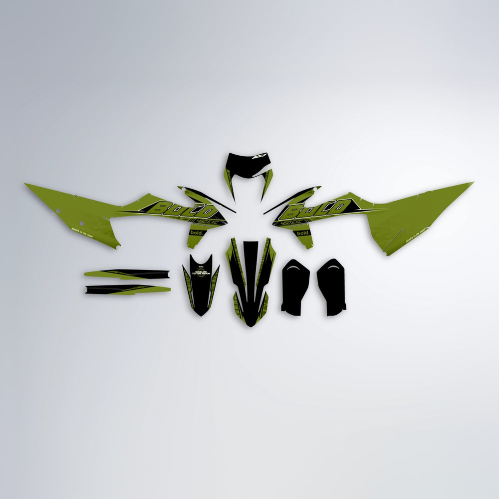 GEBEL V2 graphics kit parts layout in Olive