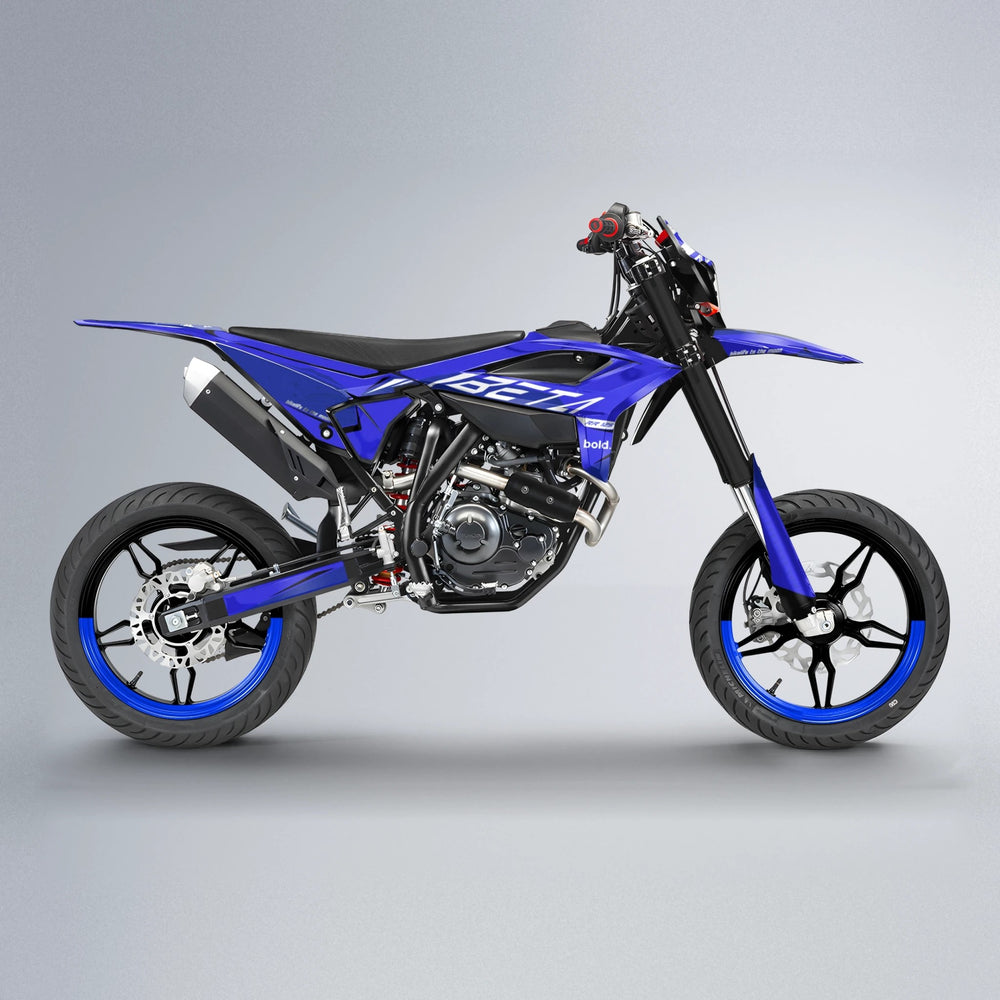 GEBEL V3 Beta supermoto graphics kit in Blue