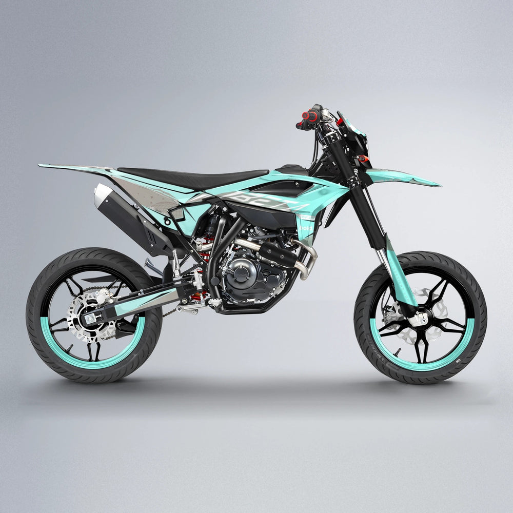 GEBEL V3 Beta supermoto graphics kit in Mint