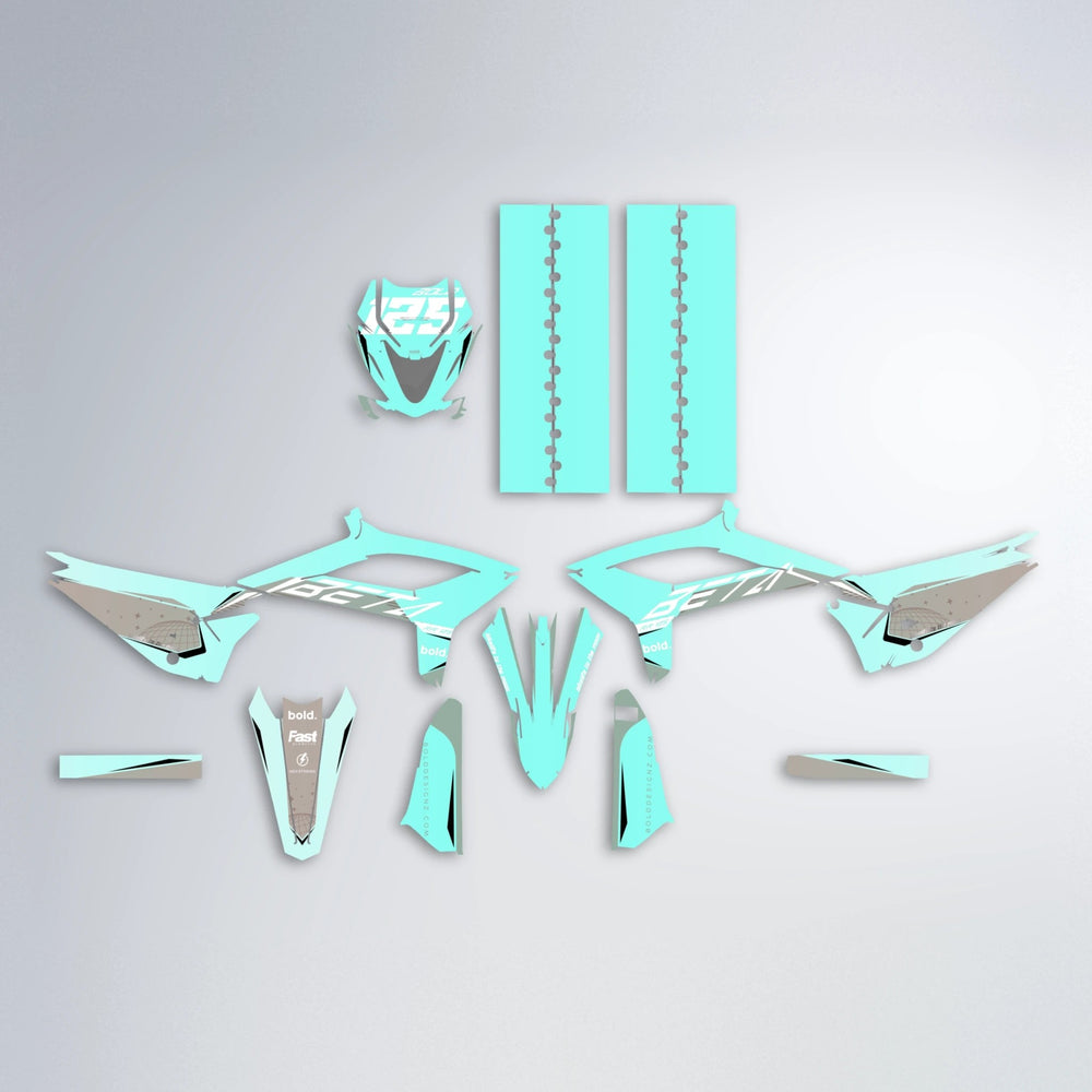 GEBEL V3 Beta graphics kit parts layout in Mint