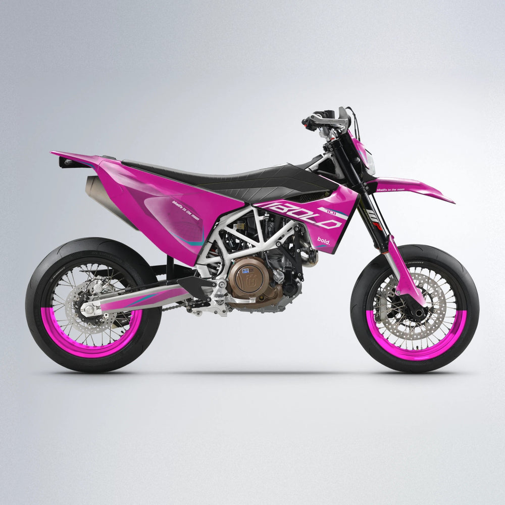 GEBEL V3 Husqvarna 701 supermoto graphics kit in Pink