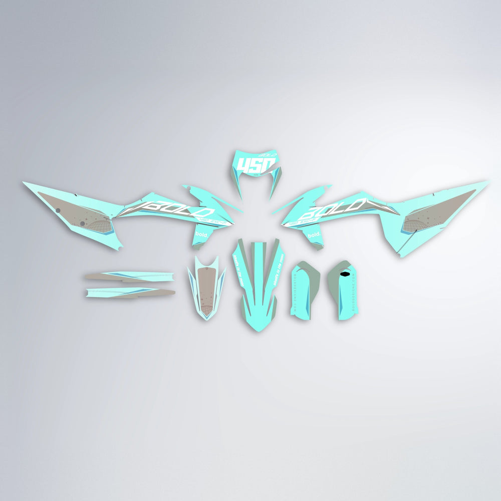 GEBEL V3 graphics kit parts layout in Mint