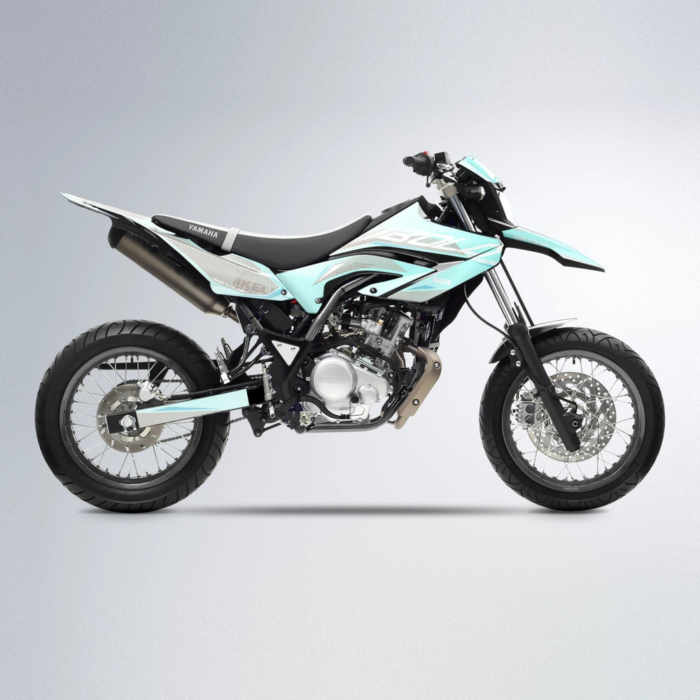 GEBEL V3 Yamaha WR 125X supermoto graphics kit in Mint