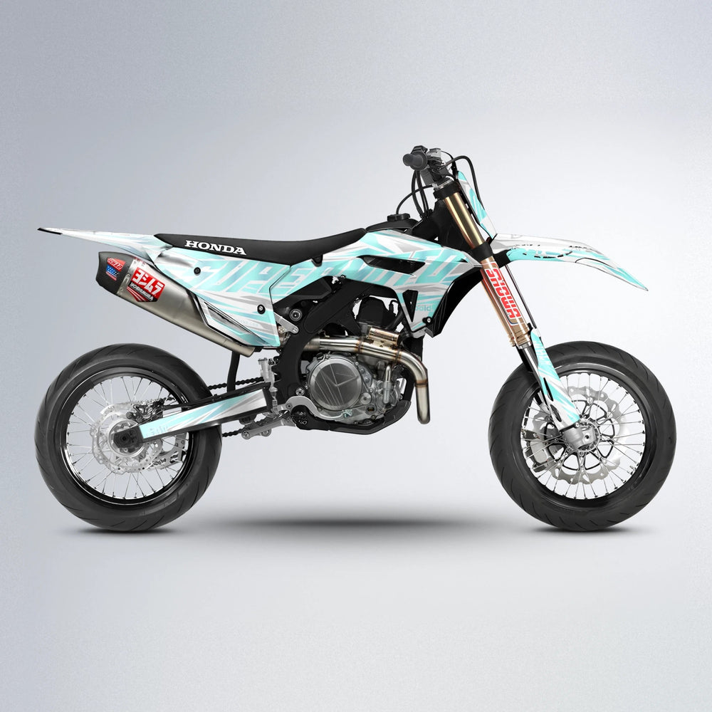 GEBEL V4 Honda supermoto graphics kit in Mint