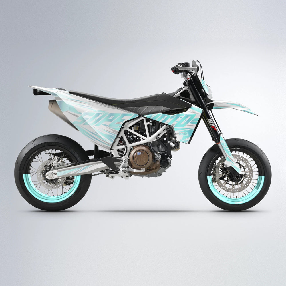 GEBEL V4 Husqvarna 701 supermoto graphics kit in Mint
