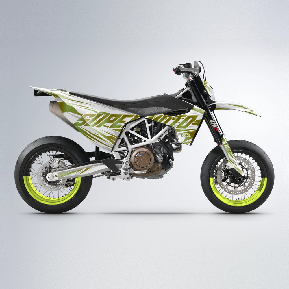 GEBEL V4 Husqvarna 701 supermoto graphics kit in Olive