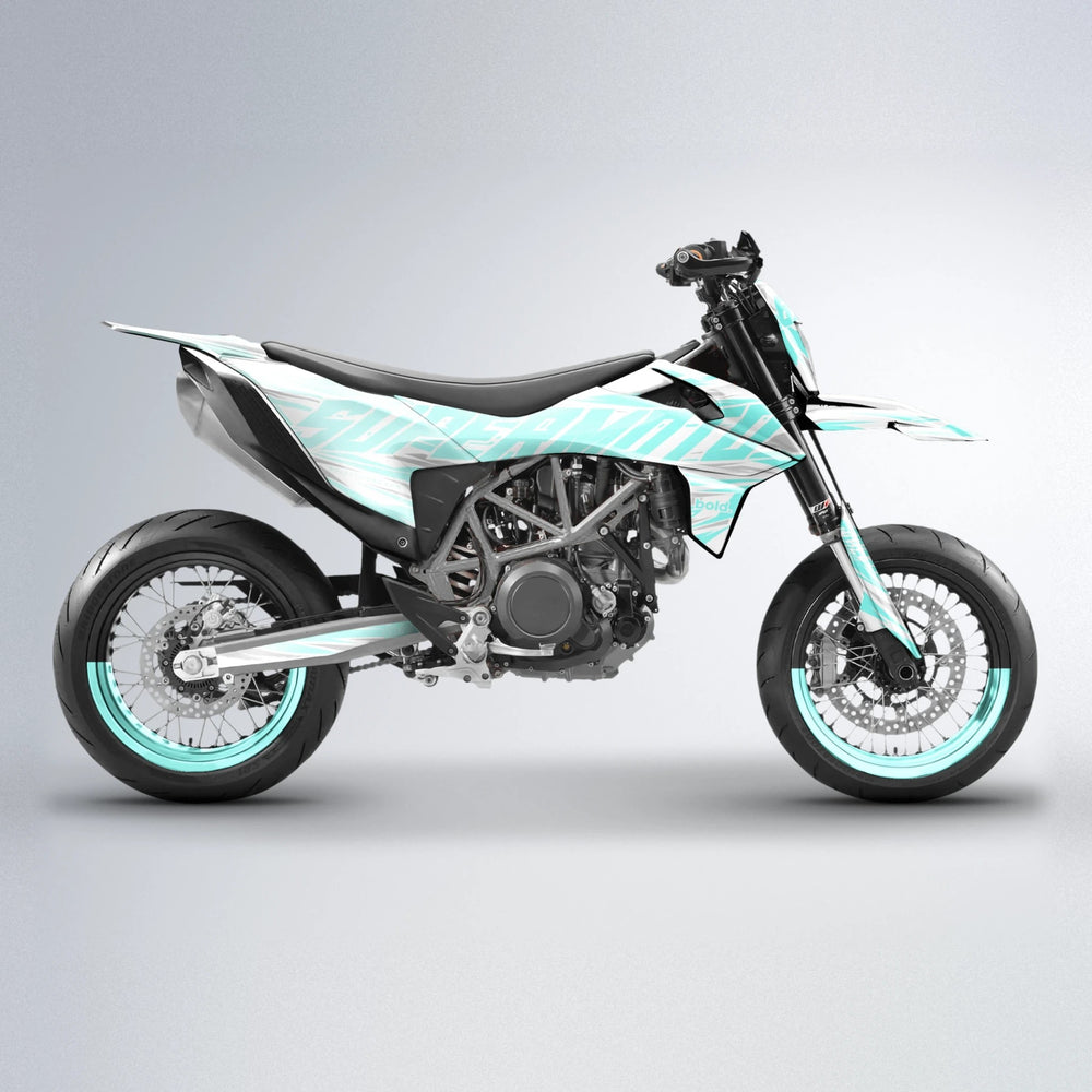 GEBEL V4 KTM SMC 690 supermoto graphics kit in Mint
