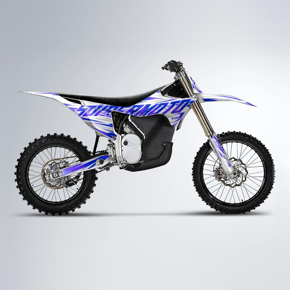 GEBEL V4 Stark Varg MX motocross graphics kit in Blue