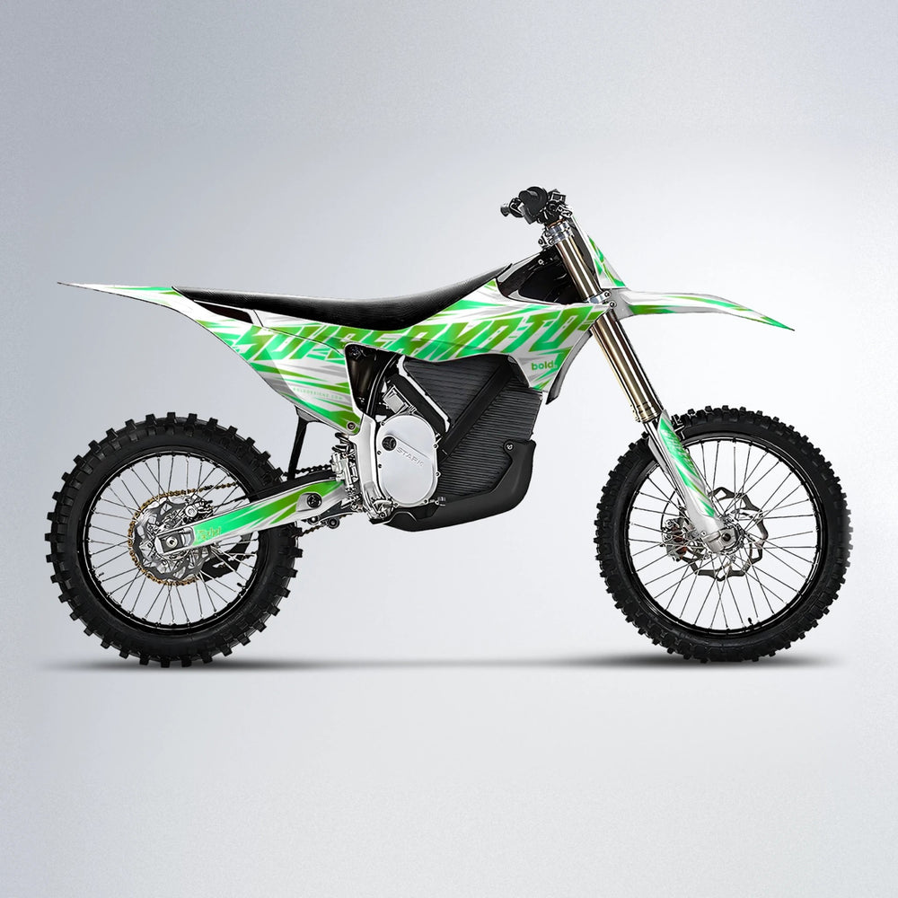 GEBEL V4 Stark Varg MX motocross graphics kit in Green