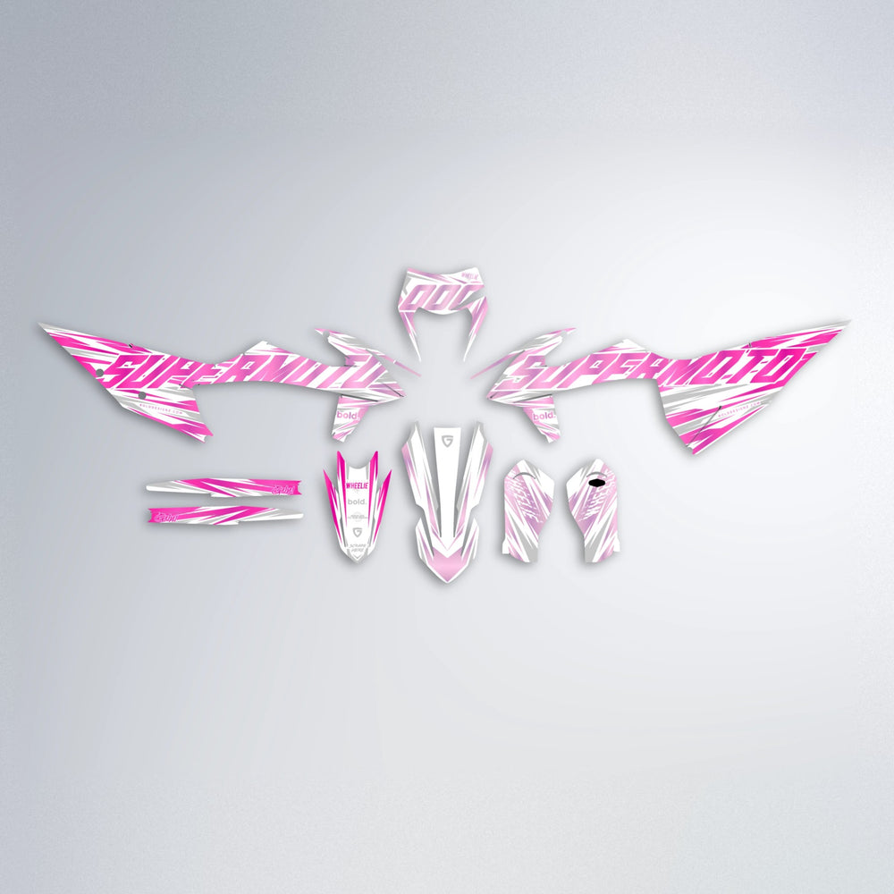 GEBEL V4 graphics kit parts layout in Flamingo