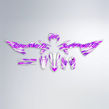GEBEL V4 graphics kit parts layout in Pink