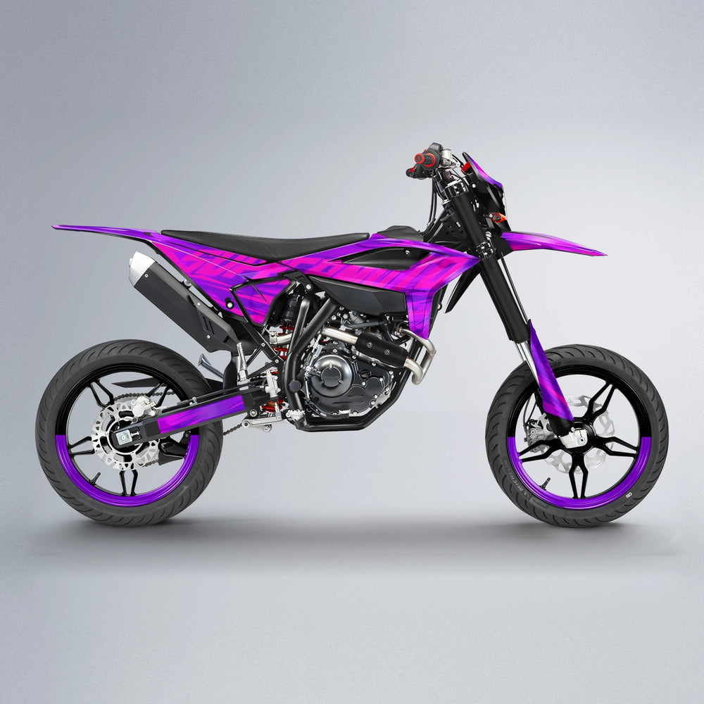 GEBEL V5 Beta supermoto graphics kit in Custom Colour