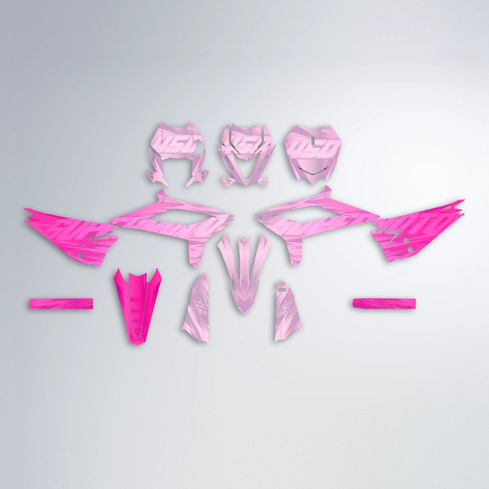GEBEL V5 Beta graphics kit parts layout in Flamingo