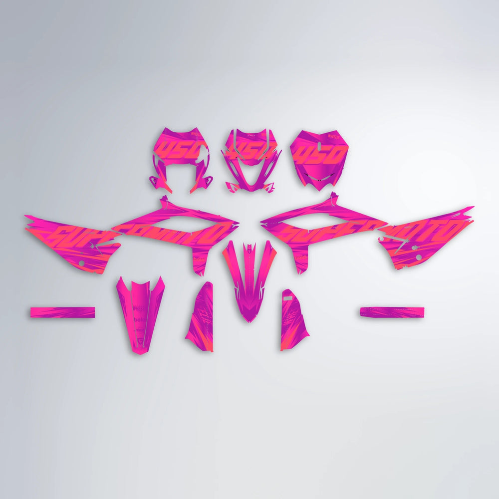 GEBEL V5 Beta graphics kit parts layout in Pink