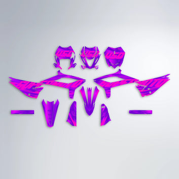 GEBEL V5 Beta graphics kit parts layout in Purple