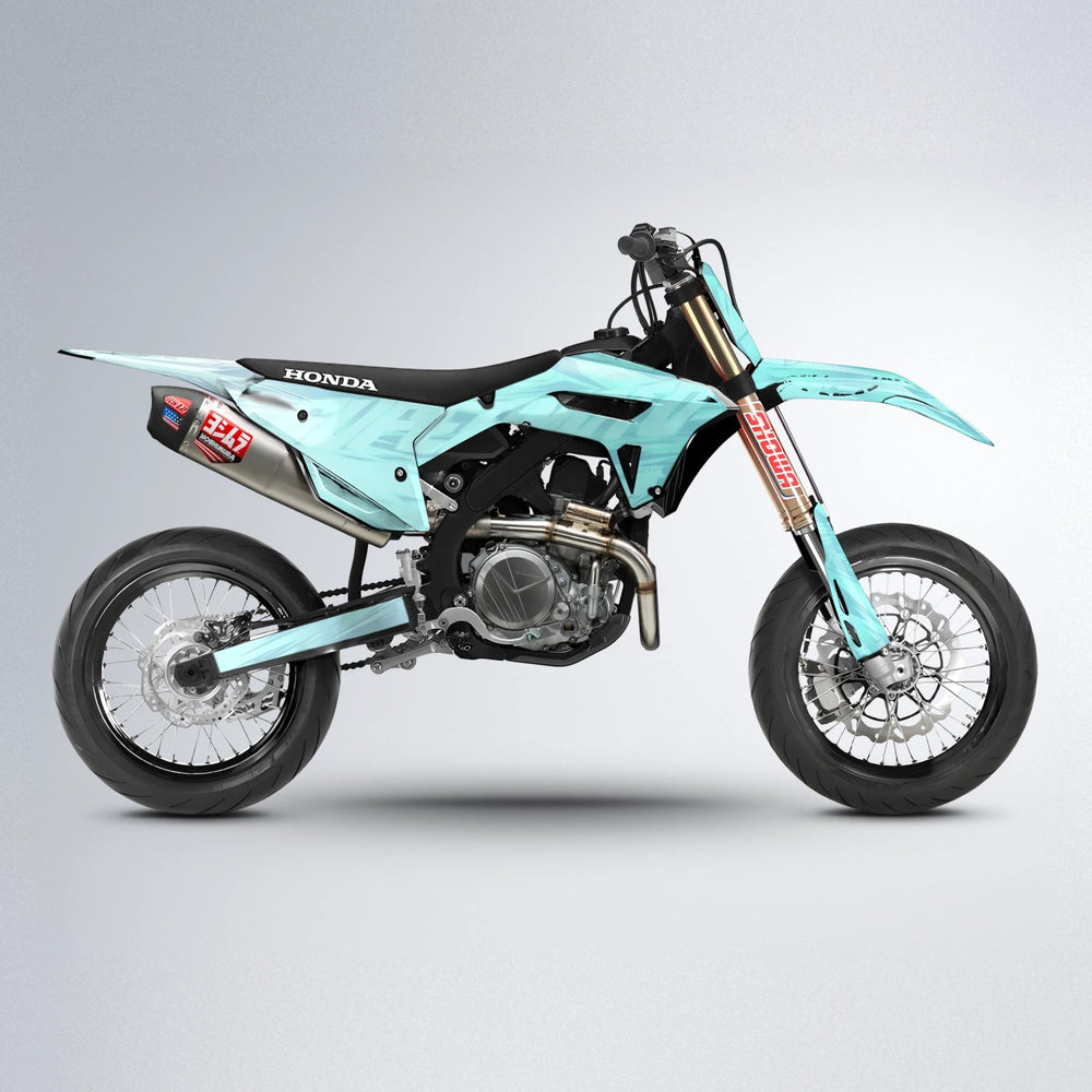 GEBEL V5 Honda supermoto graphics kit in Mint
