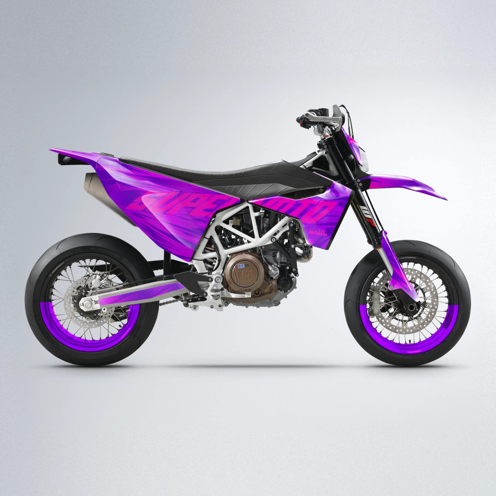 GEBEL V5 Husqvarna 701 supermoto graphics kit in Purple