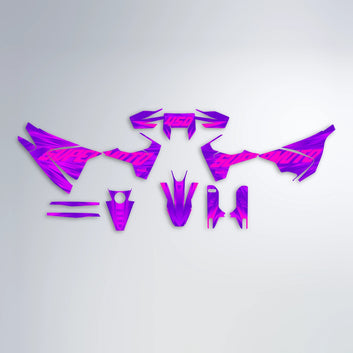 GEBEL V5 Husqvarna 701 graphics kit parts layout in Purple