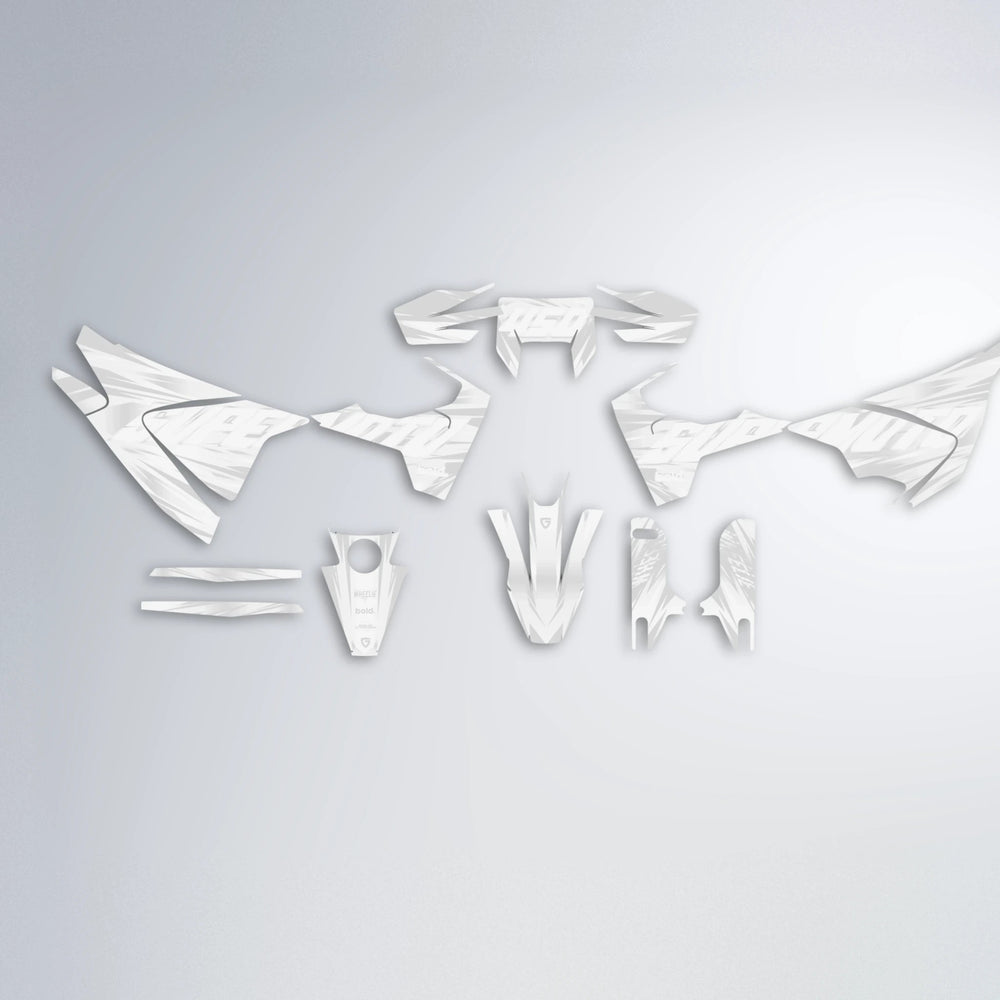 GEBEL V5 Husqvarna 701 graphics kit parts layout in White