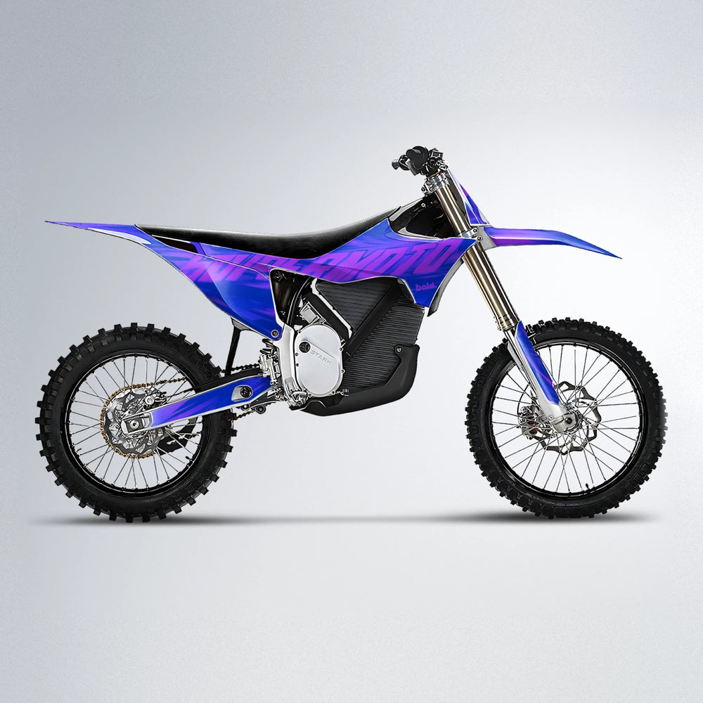 GEBEL V5 Stark Varg MX motocross graphics kit in Blue