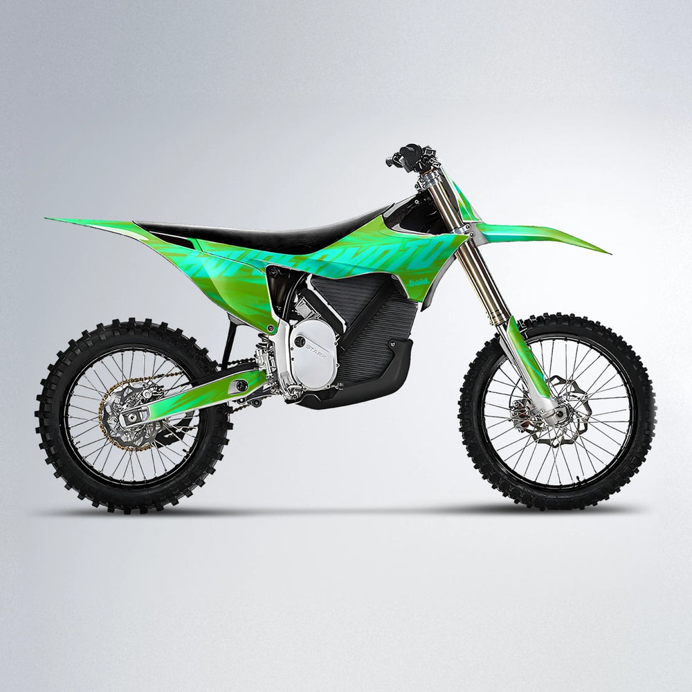 GEBEL V5 Stark Varg MX motocross graphics kit in Green