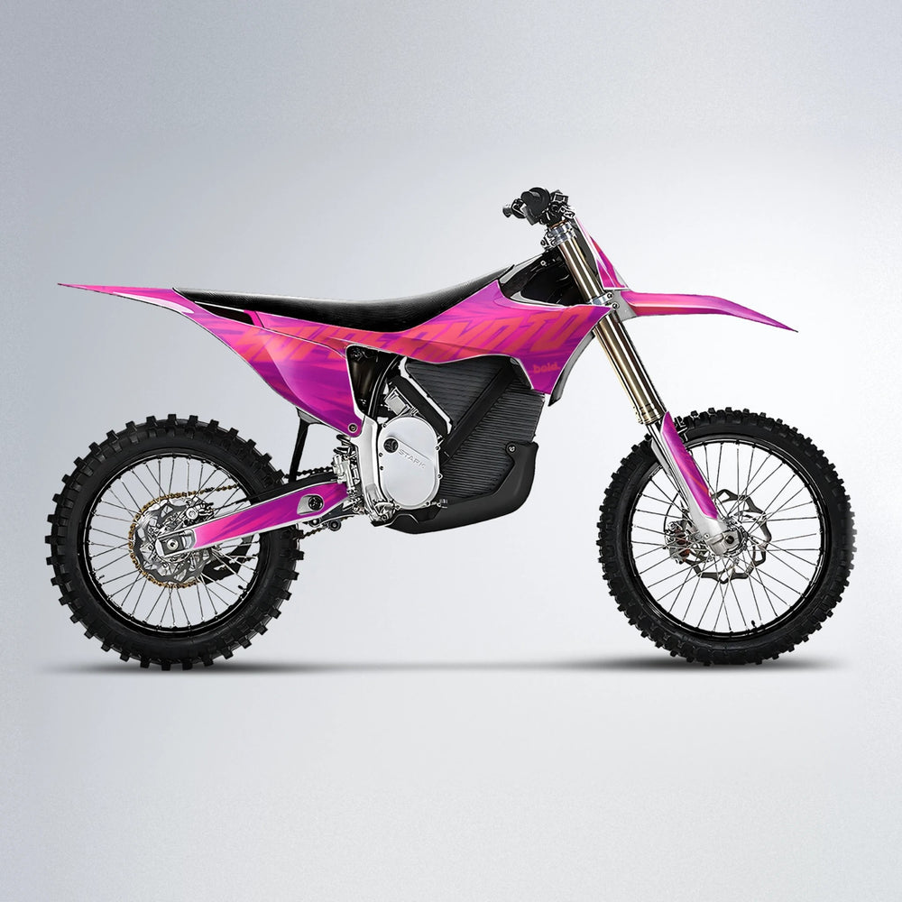GEBEL V5 Stark Varg MX motocross graphics kit in Pink
