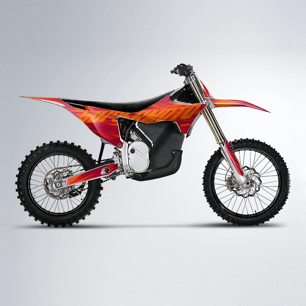 GEBEL V5 Stark Varg MX motocross graphics kit in Red