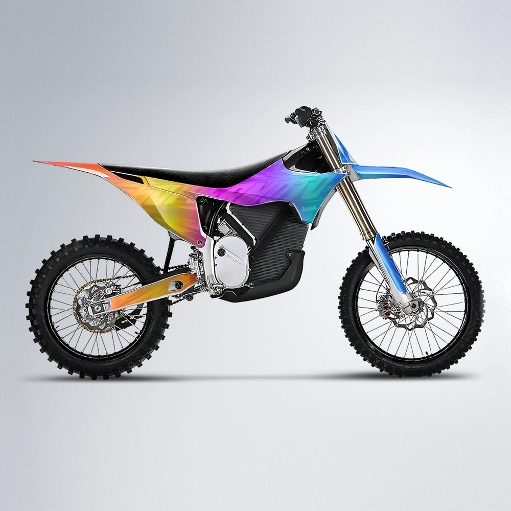 GEBEL V5 Stark Varg MX motocross graphics kit in Sunset Fade