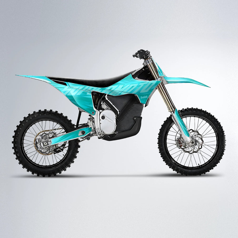 GEBEL V5 Stark Varg MX motocross graphics kit in Teal