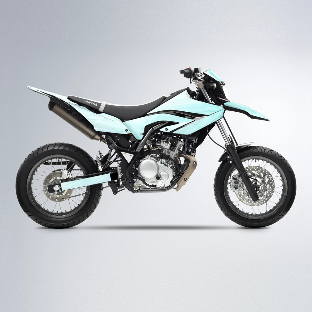 GEBEL V5 Yamaha WR 125X supermoto graphics kit in Mint