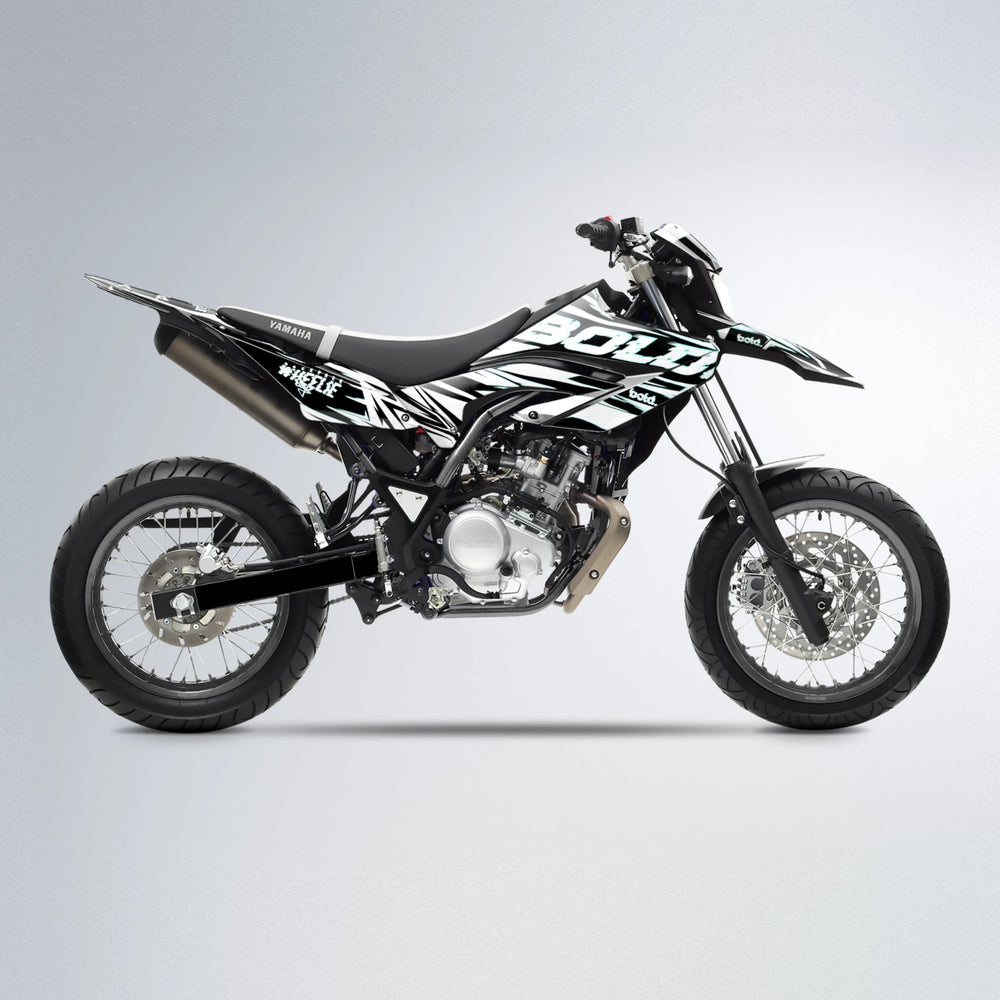 GLITCH Yamaha WR 125X supermoto graphics kit in Mint
