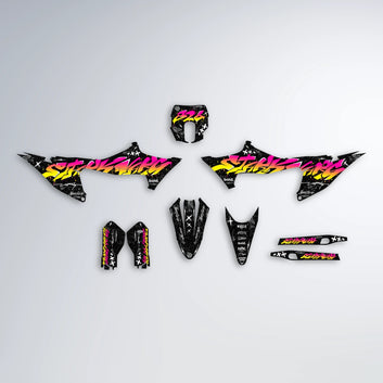 GRAFFITI Stark Varg SM graphics kit parts layout in Pink