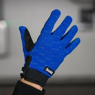 bold. Blue SWIFT MX GLOVES