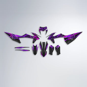 HAZE graphics kit parts layout in Purple
