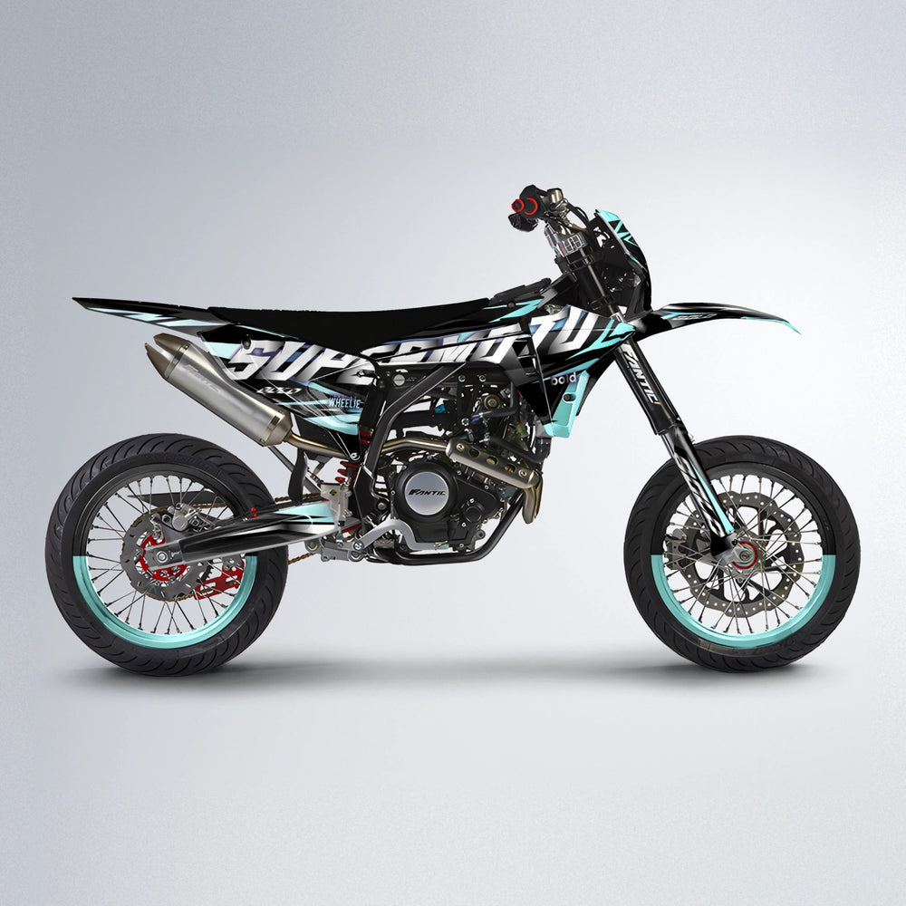 HOLYHANSI Fantic supermoto graphics kit in Mint