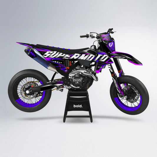 HOLYHANSI supermoto graphics kit in Pink
