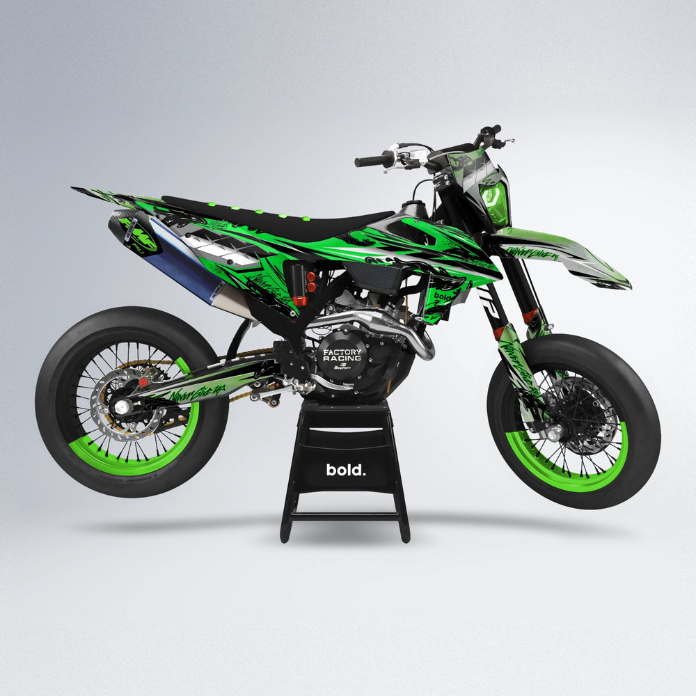HYDRA supermoto graphics kit in Green
