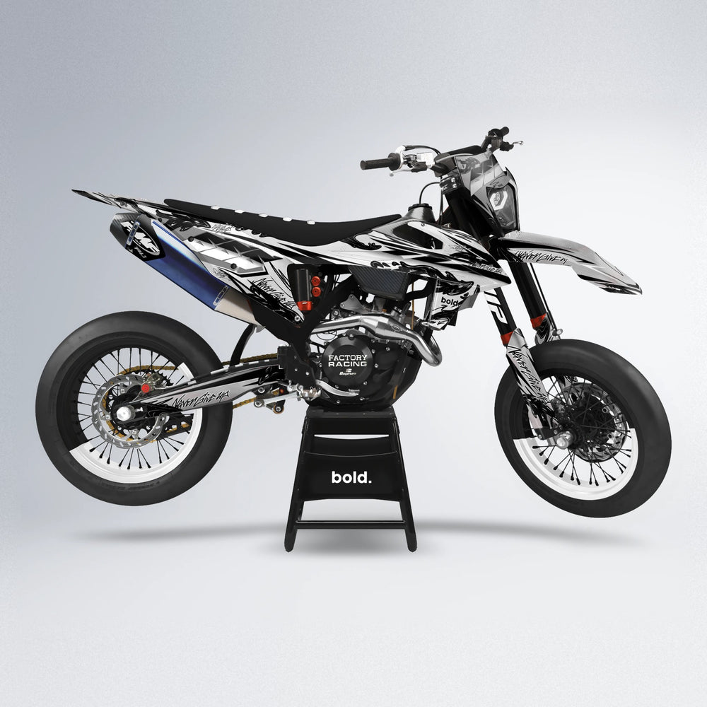 HYDRA supermoto graphics kit in White