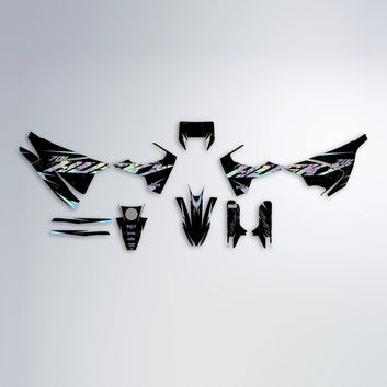 HYPER Husqvarna 701 graphics kit parts layout in Black