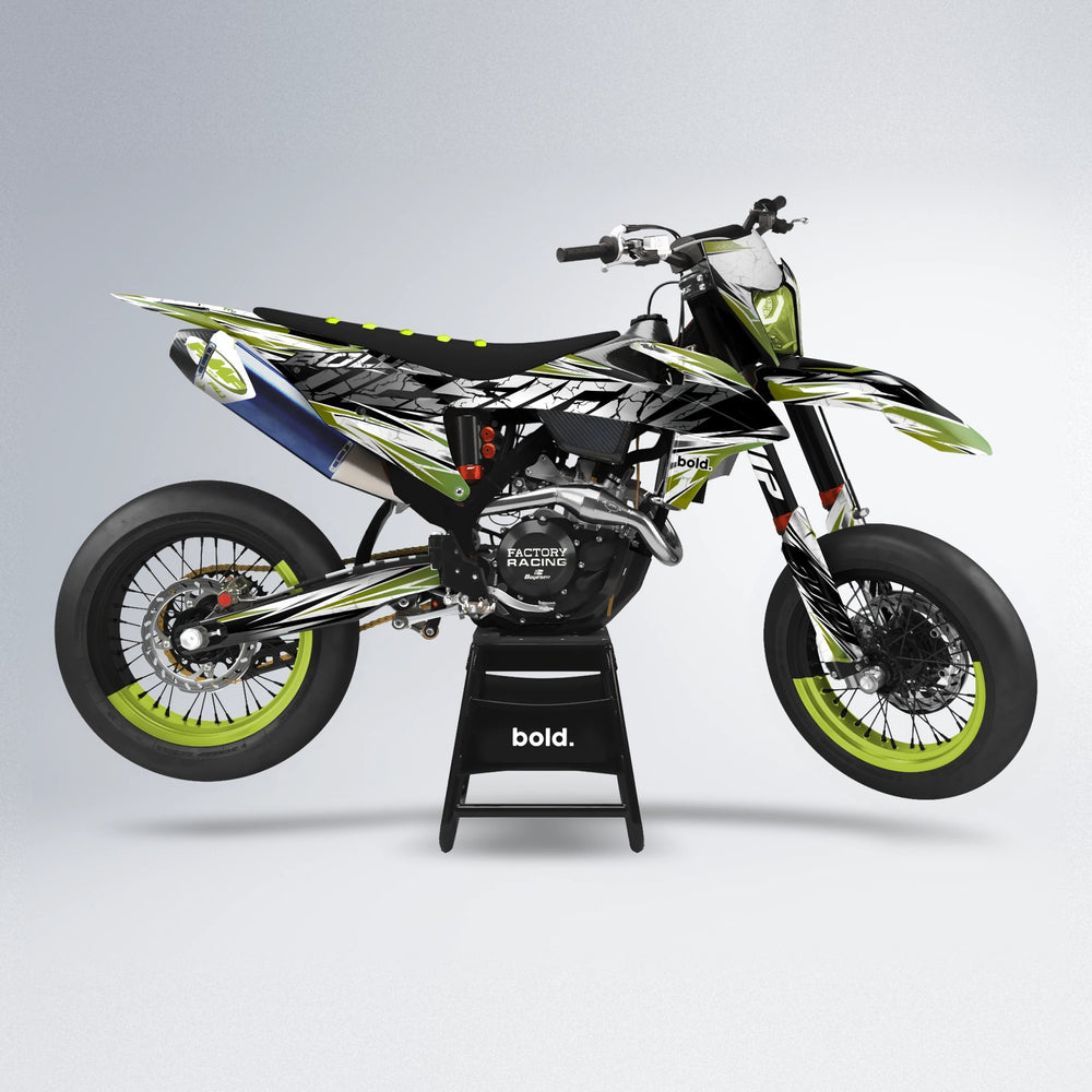 HYPER supermoto graphics kit in Olive