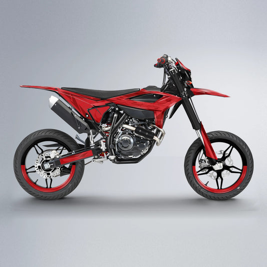 IGNITE Beta supermoto graphics kit in Red