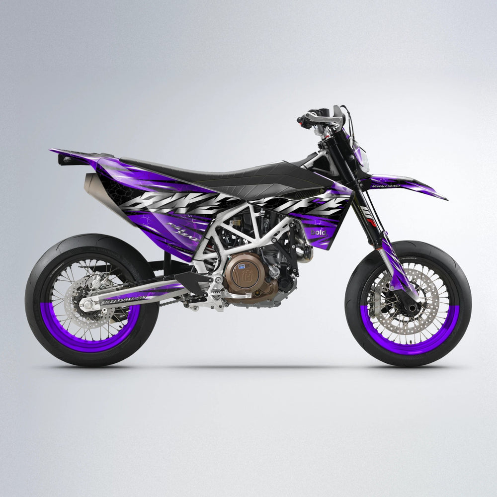 ILLUSION Husqvarna 701 supermoto graphics kit in Custom Colour