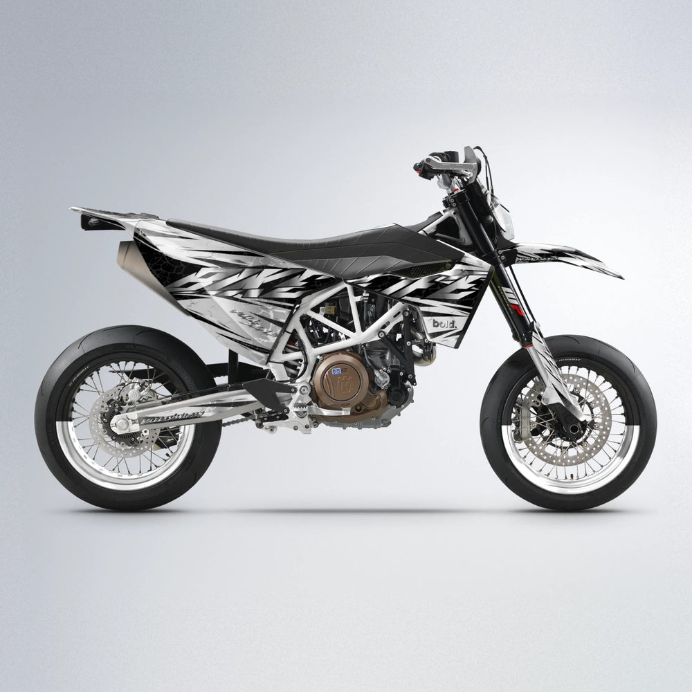 ILLUSION Husqvarna 701 supermoto graphics kit in White