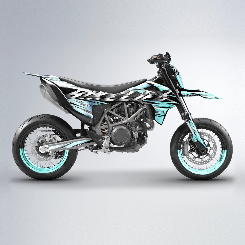 ILLUSION KTM SMC 690 supermoto graphics kit in Mint