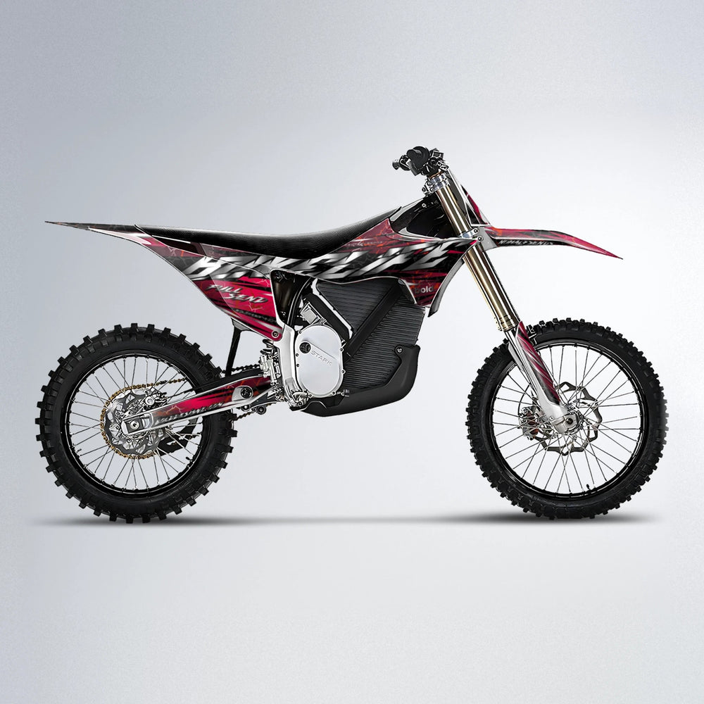ILLUSION Stark Varg MX motocross graphics kit in Black & Red